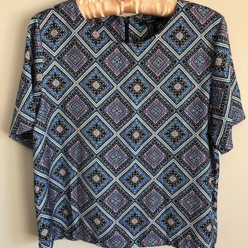 Forever 21 Short Sleeve Blouse